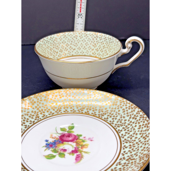 Vintage Victoria Bone China C & E Cartwright & Edwards Teacup Cup Saucer England - Picture 6 of 16